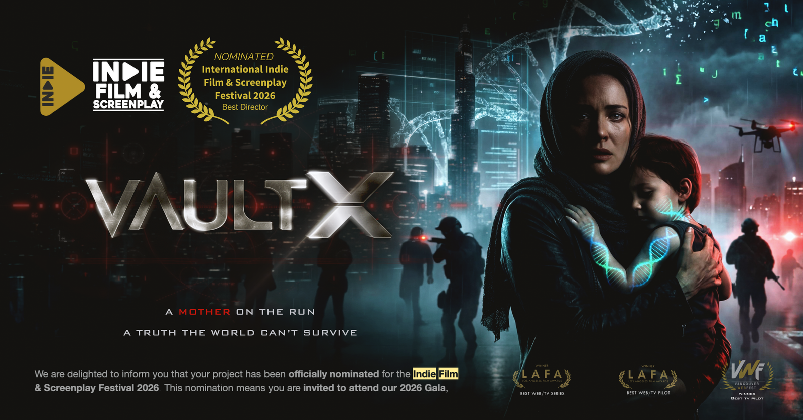 Vault X — Indie Film & Screenplay Festival 2026 Nomination